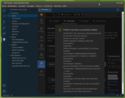 Vscode install success